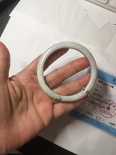 Load image into Gallery viewer, 57mm certified Type A 100% Natural green purple Jadeite Jade bangle PC40-4033
