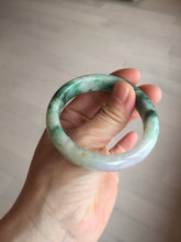 Load image into Gallery viewer, 51.5mm certified 100% natural Type A sunny green/purple/yellow(FU LU SHOU)  jadeite jade bangle BK45-5080
