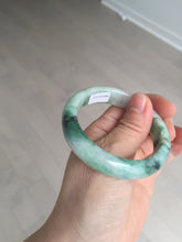 Load image into Gallery viewer, 51.5mm certified 100% natural Type A sunny green/purple/yellow(FU LU SHOU)  jadeite jade bangle BK45-5080
