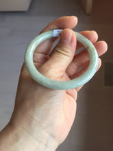 Load image into Gallery viewer, 52mm certified 100% natural Type A light green round cut jadeite jade bangle BS7-9561
