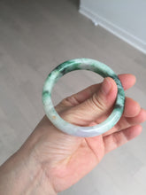 Load image into Gallery viewer, 51.5mm certified 100% natural Type A sunny green/purple/yellow(FU LU SHOU)  jadeite jade bangle BK45-5080
