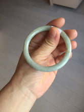 Load image into Gallery viewer, 52mm certified 100% natural Type A light green round cut jadeite jade bangle BS7-9561
