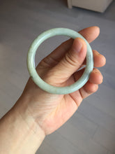 Load image into Gallery viewer, 52mm certified 100% natural Type A light green round cut jadeite jade bangle BS7-9561
