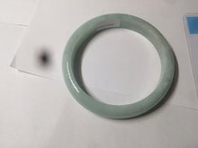 Load image into Gallery viewer, 53.7mm certificated Type A 100% Natural light green Jadeite Jade bangle H118-2849
