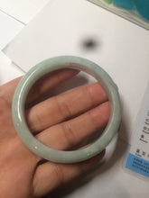 Load image into Gallery viewer, 53.7mm certificated Type A 100% Natural light green Jadeite Jade bangle H118-2849
