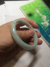 Load image into Gallery viewer, 53.7mm certificated Type A 100% Natural light green Jadeite Jade bangle H118-2849
