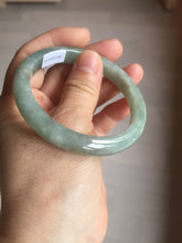 Load image into Gallery viewer, 55.7mm Certified Type A 100% Natural light green white red Jadeite Jade bangle BQ10-3798
