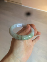 Load image into Gallery viewer, 52.8mm Certificated light green, white, purple, brown jadeite jade bangle K129-0614
