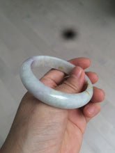 Load image into Gallery viewer, 53.6mm 100% natural Type A light green/purple/yellow/white (FU LU SHOU, 福禄寿) jadeite jade bangle AZ83-1647
