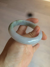 Load image into Gallery viewer, 52.8mm Certificated light green, white, purple, brown jadeite jade bangle K129-0614
