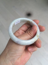 Load image into Gallery viewer, 53.6mm 100% natural Type A light green/purple/yellow/white (FU LU SHOU, 福禄寿) jadeite jade bangle AZ83-1647
