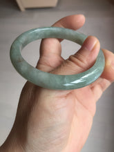 Load image into Gallery viewer, 55.7mm Certified Type A 100% Natural light green white red Jadeite Jade bangle BQ10-3798
