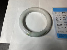 Load image into Gallery viewer, 59.7mm Certified Type A 100% Natural sunny green/white/brown/black Jadeite Jade bangle BK38-8346
