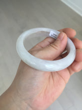 Load image into Gallery viewer, 56mm certified 100% natural type A icy watery white red purple jadeite jade bangle AH98-0544
