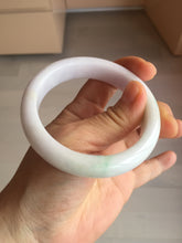 Load image into Gallery viewer, 56.9mm certified Type A 100% Natural sunny green/purple/white(白底青) Jadeite Jade bangle BF140-4079
