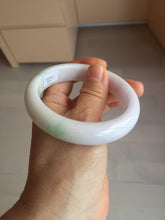 Load image into Gallery viewer, 56.9mm certified Type A 100% Natural sunny green/purple/white(白底青) Jadeite Jade bangle BF140-4079
