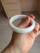 Load image into Gallery viewer, 56.9mm certified Type A 100% Natural sunny green/purple/white(白底青) Jadeite Jade bangle BF140-4079
