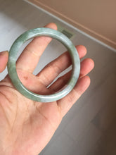 Load image into Gallery viewer, 58.8mm certified 100% natural type A light green purple jadeite jade bangle PB201-3350
