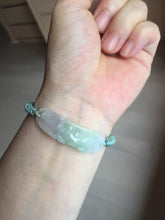 Load image into Gallery viewer, 100% natural jadeite jade carved PiXiu (貔貅) bracelet BN75
