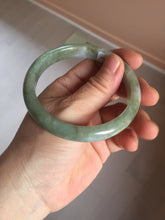 Load image into Gallery viewer, 58.8mm certified 100% natural type A light green purple jadeite jade bangle PB201-3350

