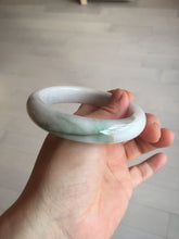 Load image into Gallery viewer, 59.7mm Certified Type A 100% Natural sunny green/white/brown/black Jadeite Jade bangle BK38-8346
