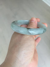 Load image into Gallery viewer, 52.3mm certified 100% natural Type A icy watery dark green jadeite jade bangle AH103-4490
