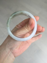 Load image into Gallery viewer, 54mm certified Type A 100% Natural light green white purple Jadeite Jade bangle Q131-3010
