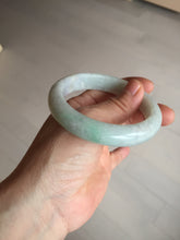 Load image into Gallery viewer, Shopify only 55.5mm Certified 100% natural Type A sunny green purple jadeite jade bangle BM89-9781
