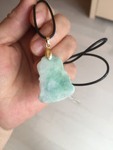 Load image into Gallery viewer, 卖了 100% Natural white sunny green jadeite Jade baby buddha (宝宝佛) pendant group BL19
