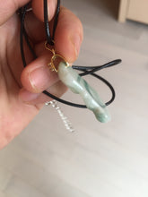 Load image into Gallery viewer, 卖了 100% Natural white sunny green jadeite Jade baby buddha (宝宝佛) pendant group BL19
