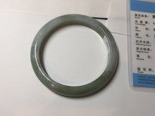 Load image into Gallery viewer, 58.8mm certified 100% natural type A light green purple jadeite jade bangle PB201-3350
