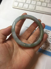 Load image into Gallery viewer, 58.8mm certified 100% natural type A light green purple jadeite jade bangle PB201-3350
