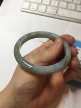 Load image into Gallery viewer, 58.8mm certified 100% natural type A light green purple jadeite jade bangle PB201-3350
