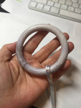 Load image into Gallery viewer, 56.8mm 100% natural light purple round cut Coral Jade (珊瑚玉) bangle SY123
