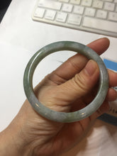Load image into Gallery viewer, 58.8mm certified 100% natural type A light green purple jadeite jade bangle PB201-3350
