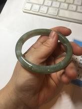 Load image into Gallery viewer, 58.8mm certified 100% natural type A light green purple jadeite jade bangle PB201-3350
