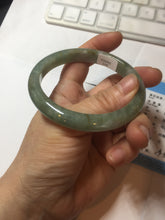 Load image into Gallery viewer, 58.8mm certified 100% natural type A light green purple jadeite jade bangle PB201-3350
