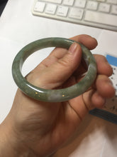 Load image into Gallery viewer, 58.8mm certified 100% natural type A light green purple jadeite jade bangle PB201-3350
