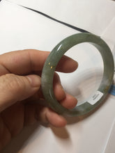 Load image into Gallery viewer, 58.8mm certified 100% natural type A light green purple jadeite jade bangle PB201-3350
