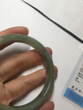 Load image into Gallery viewer, 58.8mm certified 100% natural type A light green purple jadeite jade bangle PB201-3350
