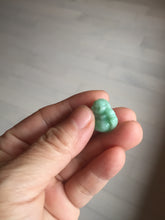 Load image into Gallery viewer, Certified 100% Natural type A sunny green happy Buddha jadeite Jade pendant PB68-5104
