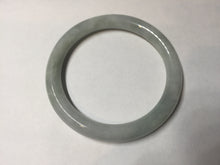 Load image into Gallery viewer, 55mm Certified Type A 100% Natural light green round cut Jadeite Jade bangle F140-8162
