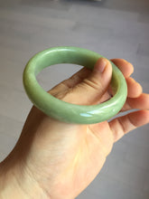 Load image into Gallery viewer, 56.4mm certified 100% Natural green/yellow nephrite Hetian Jade bangle HF79-8445
