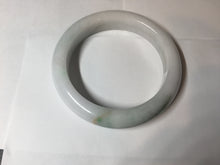 Load image into Gallery viewer, 59.7mm Certified Type A 100% Natural sunny green/white/brown/black Jadeite Jade bangle BK38-8346
