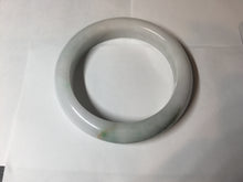 Load image into Gallery viewer, 59.7mm Certified Type A 100% Natural sunny green/white/brown/black Jadeite Jade bangle BK38-8346
