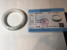 Load image into Gallery viewer, 59.7mm Certified Type A 100% Natural sunny green/white/brown/black Jadeite Jade bangle BK38-8346
