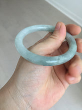 Load image into Gallery viewer, 54mm Certified Type A 100% Natural  light green round cut Jadeite Jade bangle Y161-2850
