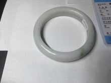 Load image into Gallery viewer, 59.7mm Certified Type A 100% Natural sunny green/white/brown/black Jadeite Jade bangle BK38-8346
