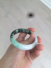 Load image into Gallery viewer, 51 mm Certified Type A 100% Natural fresh sunny green/white Jadeite Jade AX11-1655
