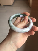 Load image into Gallery viewer, 58mm Certified 100% natural Type A dark green/purple Emerald Vale jadeite jade bangle PB93-8997
